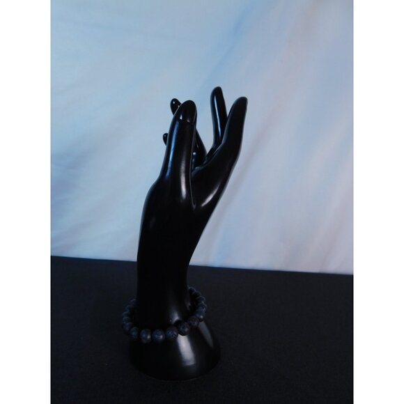 Lava Rock Bead Bracelet Stretch Unisex Calming Energy Natural Stone Jewelry - Picture 7 of 12